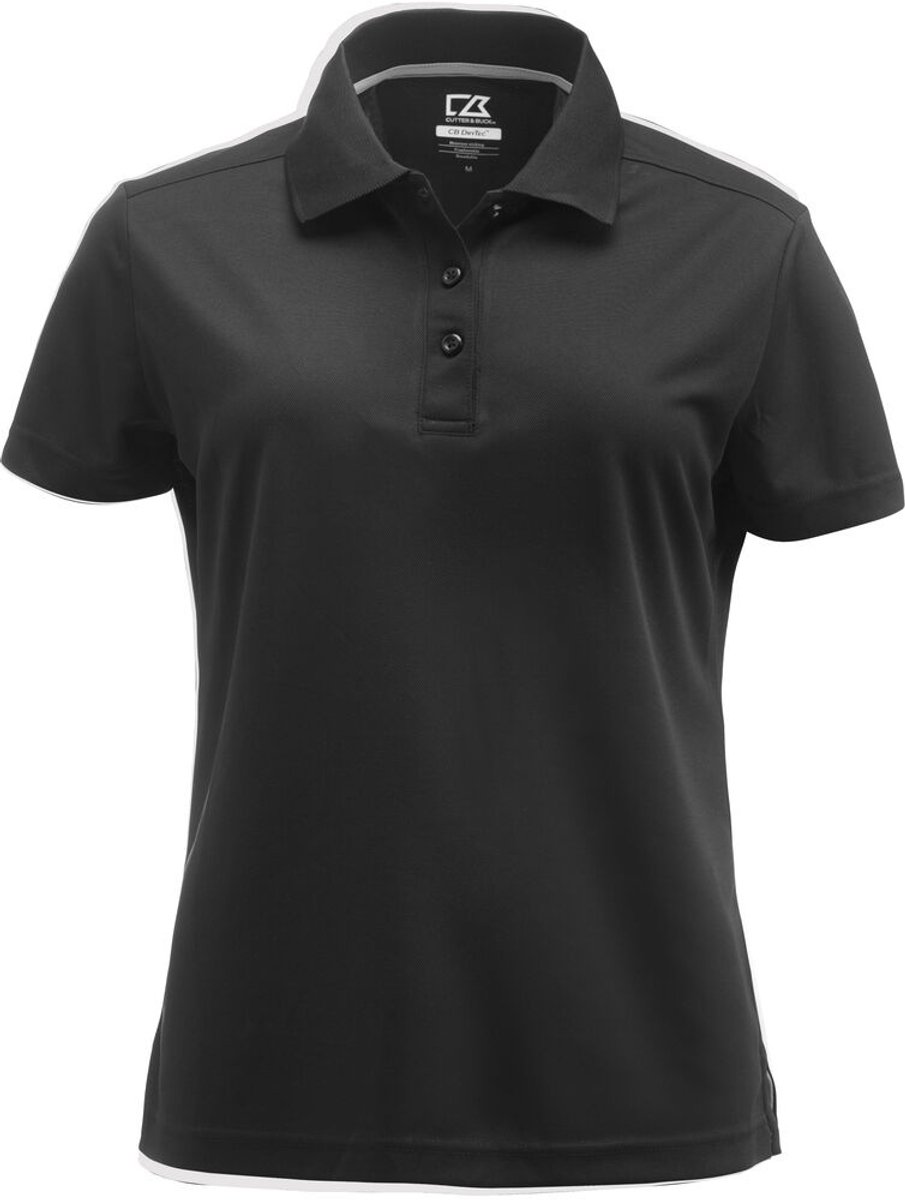 Cutter & Buck Kelowna Polo Dames 354401 - Zwart - XS
