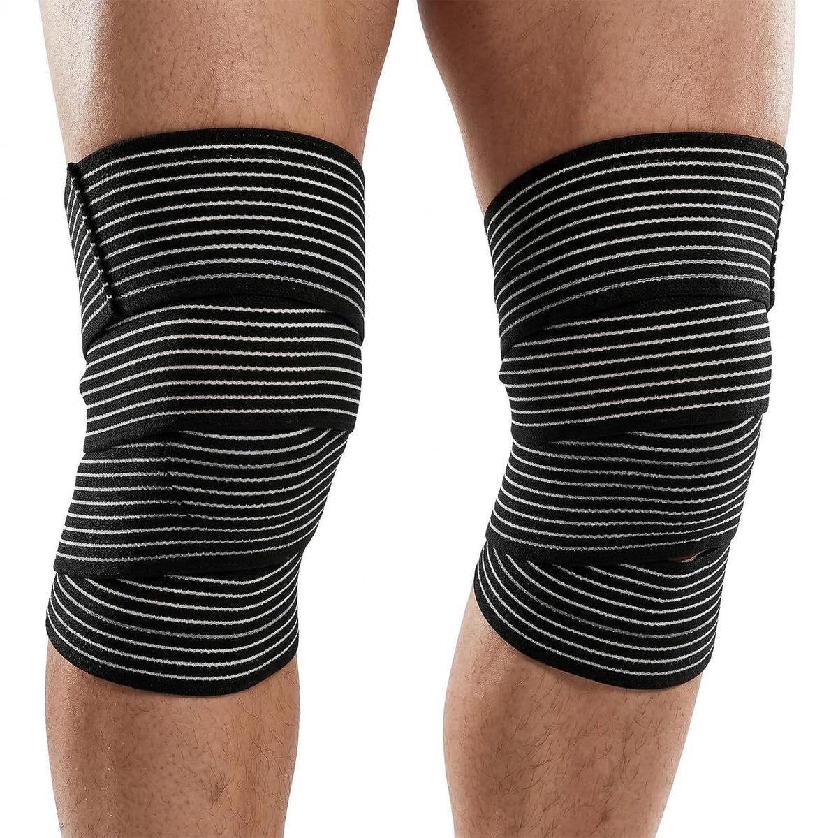 Kniebeschermers voor volwassenen, verstelbare kniebeschermers voor sport en werk, 200 cm lengte