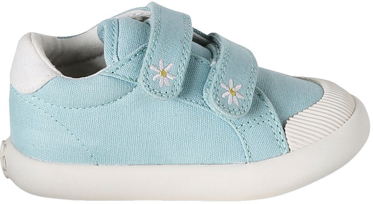 Vertbaudet Stoffen tennisschoenen met klittenband voor babymeisjes