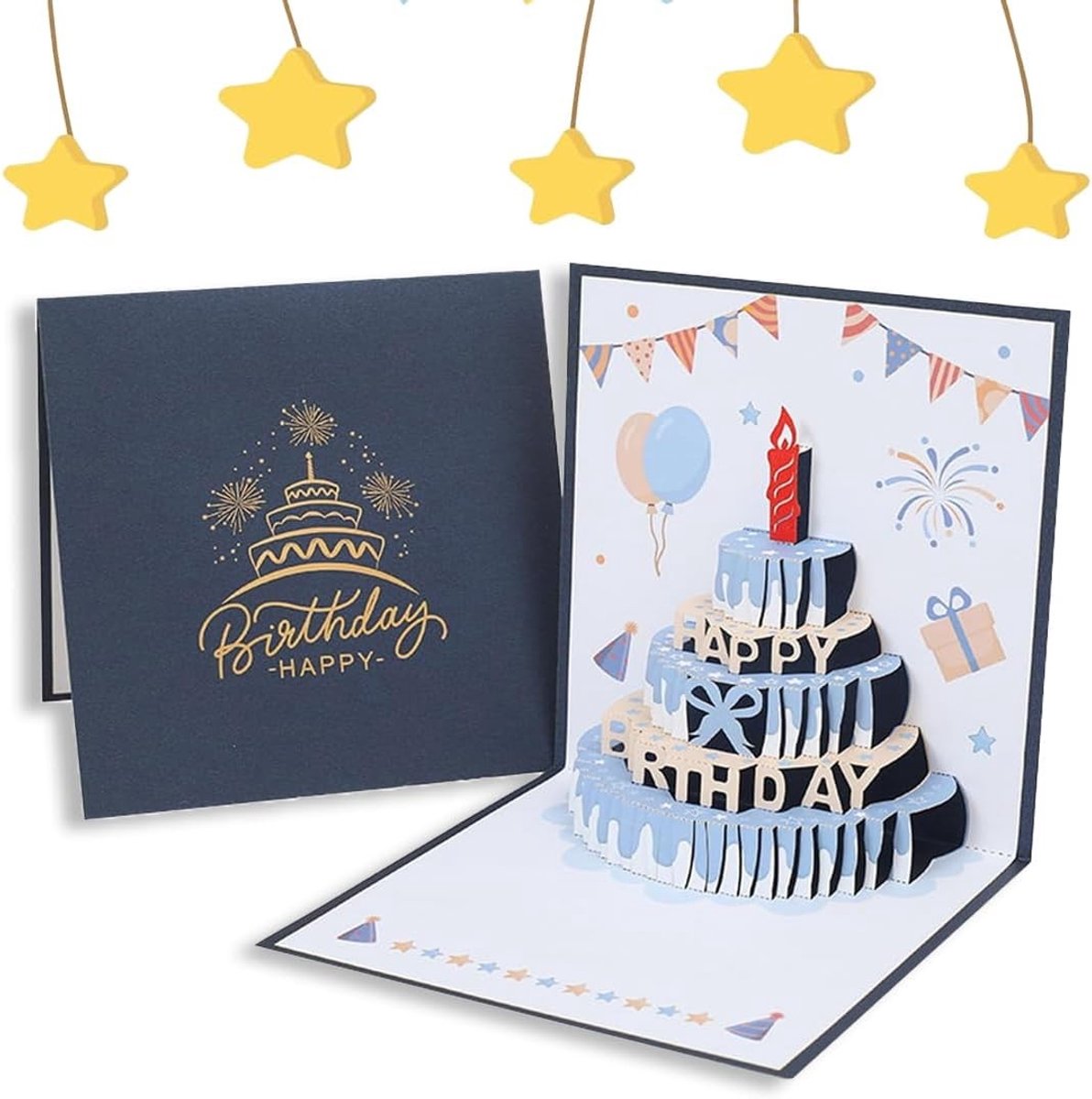 Grappige verjaardagskaart voor mannen en vrouwen, met envelop, perfect voor kinderen en kleinkinderen