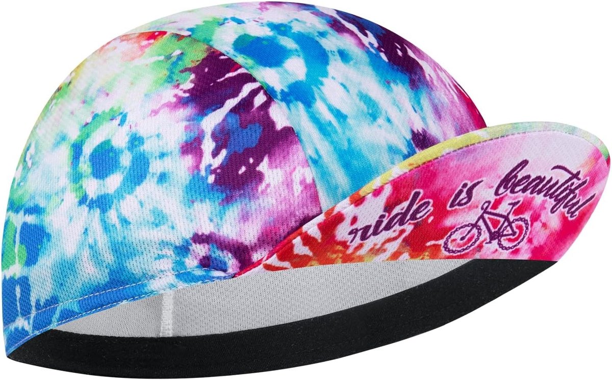 Unisex Fietskap Onder Helm, Ademend en Comfortabel Fietsaccessoire, One Size, Ideaal voor Fietsers