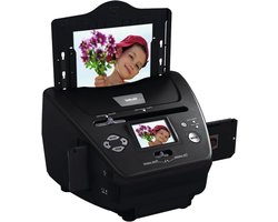 Digitale Scanner - Foto Dia Negatief - Oude Media Digitaliseren - Zonder Computer Scannen - 2400 DPI Resolutie - Zwart