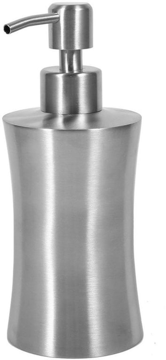 Zeepdispenser Roestvrij Staal 250ml - Douchepomp - Keuken - Antiroest - Corrosiebestendig - Duurzaam Gebruik - Zeepfles