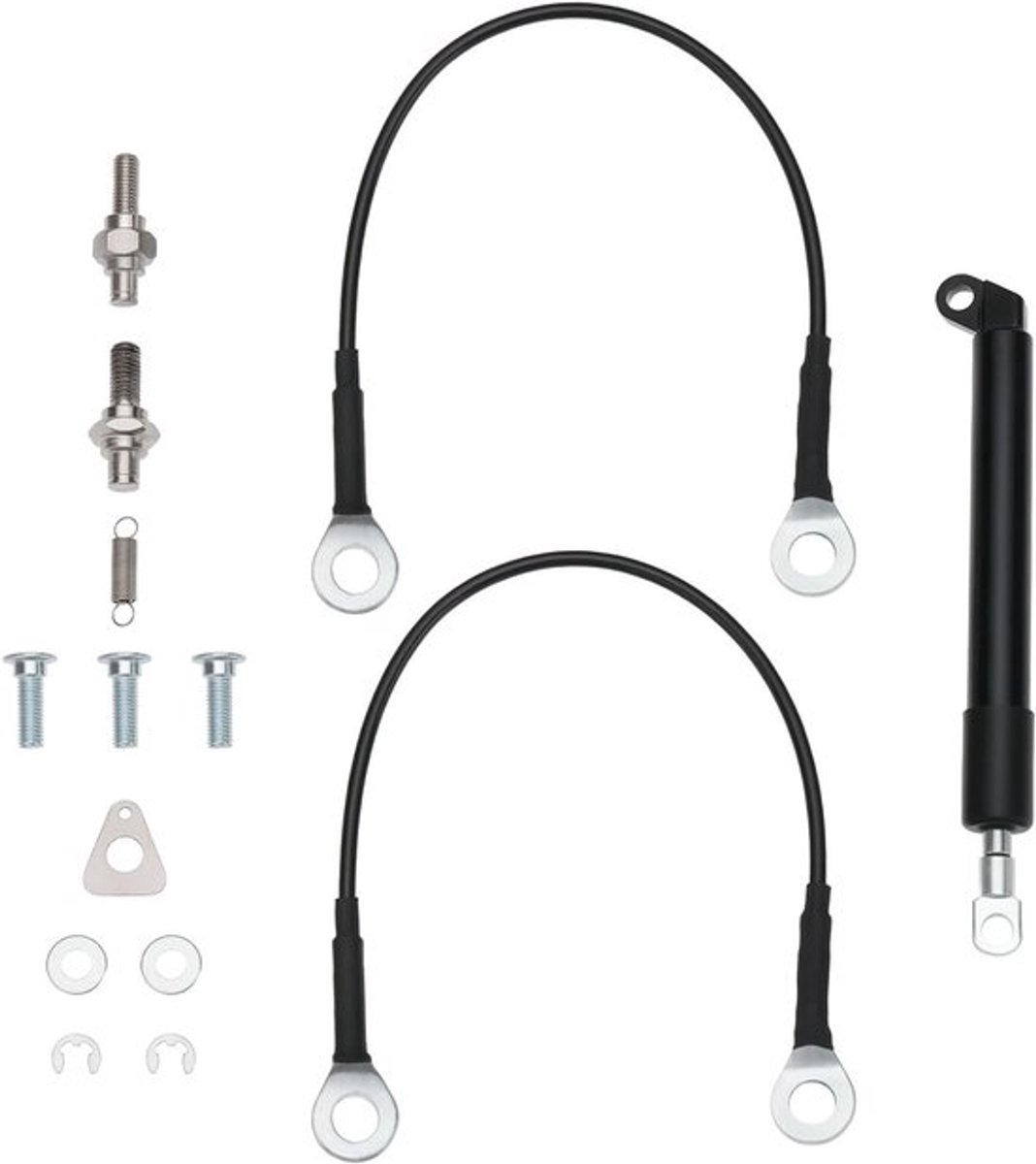 Set van 1 Achterklep-ondersteuning en Schokdempers en Gasveren voor Isuzu D-max 2012-2019 - Liftondersteuning en Schokdempers voor Achterklep