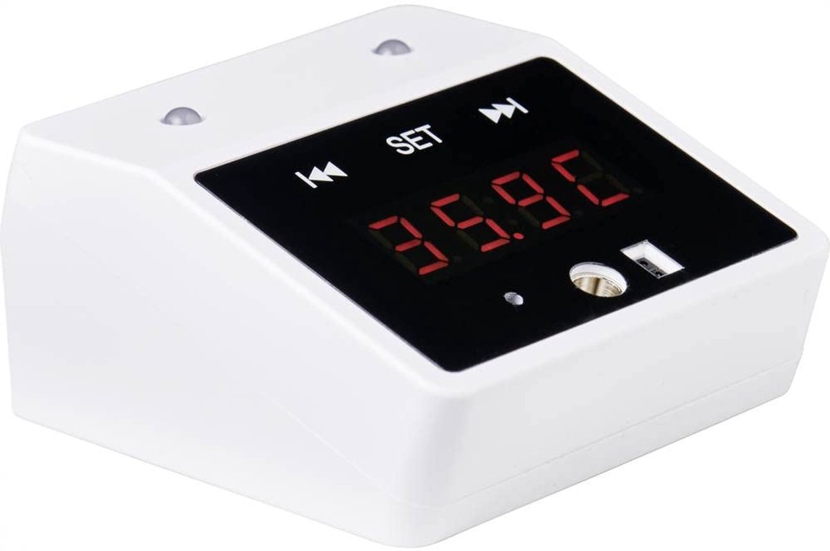 SnelShoppen - Contactloze Infrarood-thermometer 0-50 °C - Nauwkeurige IR-meting voor Thuis, Kantoor, en Evenementen - Ergonomische Behuizing - Tempera