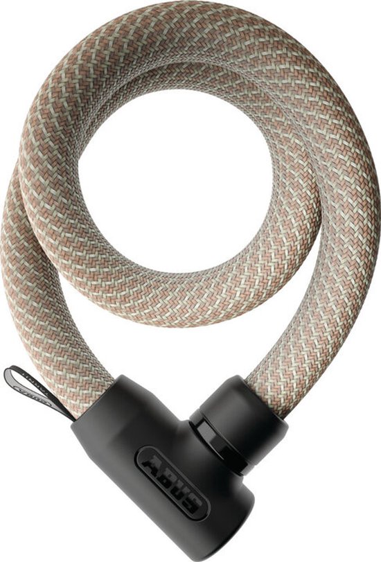 Fietsslot ABUS Textiel-kettingslot - YARNIT™ 4004K - Security level 7 - beige - 110 cm - Geschikt voor elektrische fietsen en stadsfietsen - lichtgewicht - slechts 0,88 kg — afbeelding 3