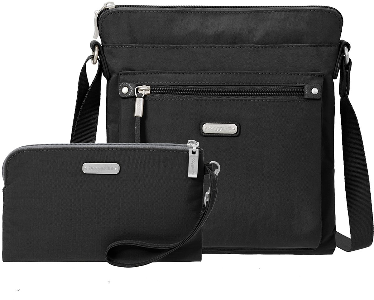 SnelShoppen - Dames Go Bagg Met RFID Polsband - Handige Schoudertas - Waterafstotend Materiaal - Ideaal Voor Feest, Uitstapjes, Reizen - Een Maat - Me