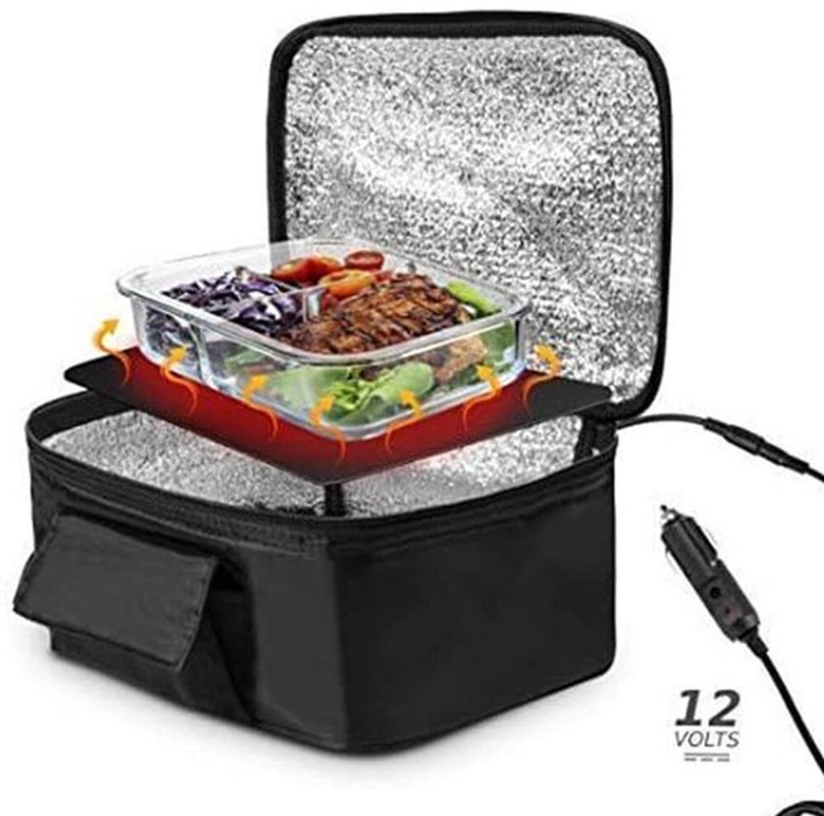 12V Koeltas - Elektrische Thermos Koeltas voor Picknick & Lunch - Vouwbaar, Waterdicht & Isolatie