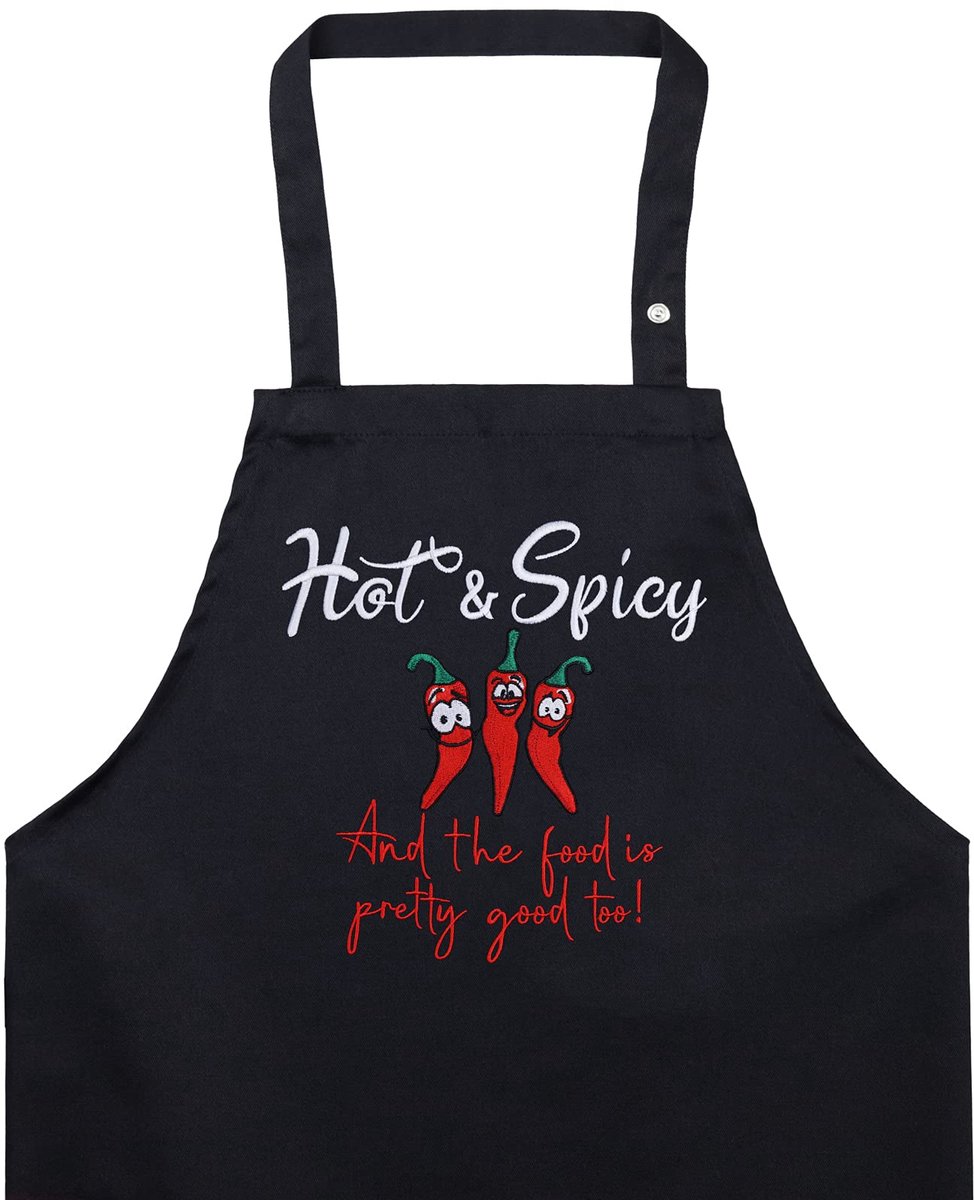 SnelShoppen - Grappig Kookschort Unisex met Geborduurd Design - Verstelbaar Slabschort voor Vrouwen/Mannen - Barbecue Schort voor Grillfans en Hobbyko