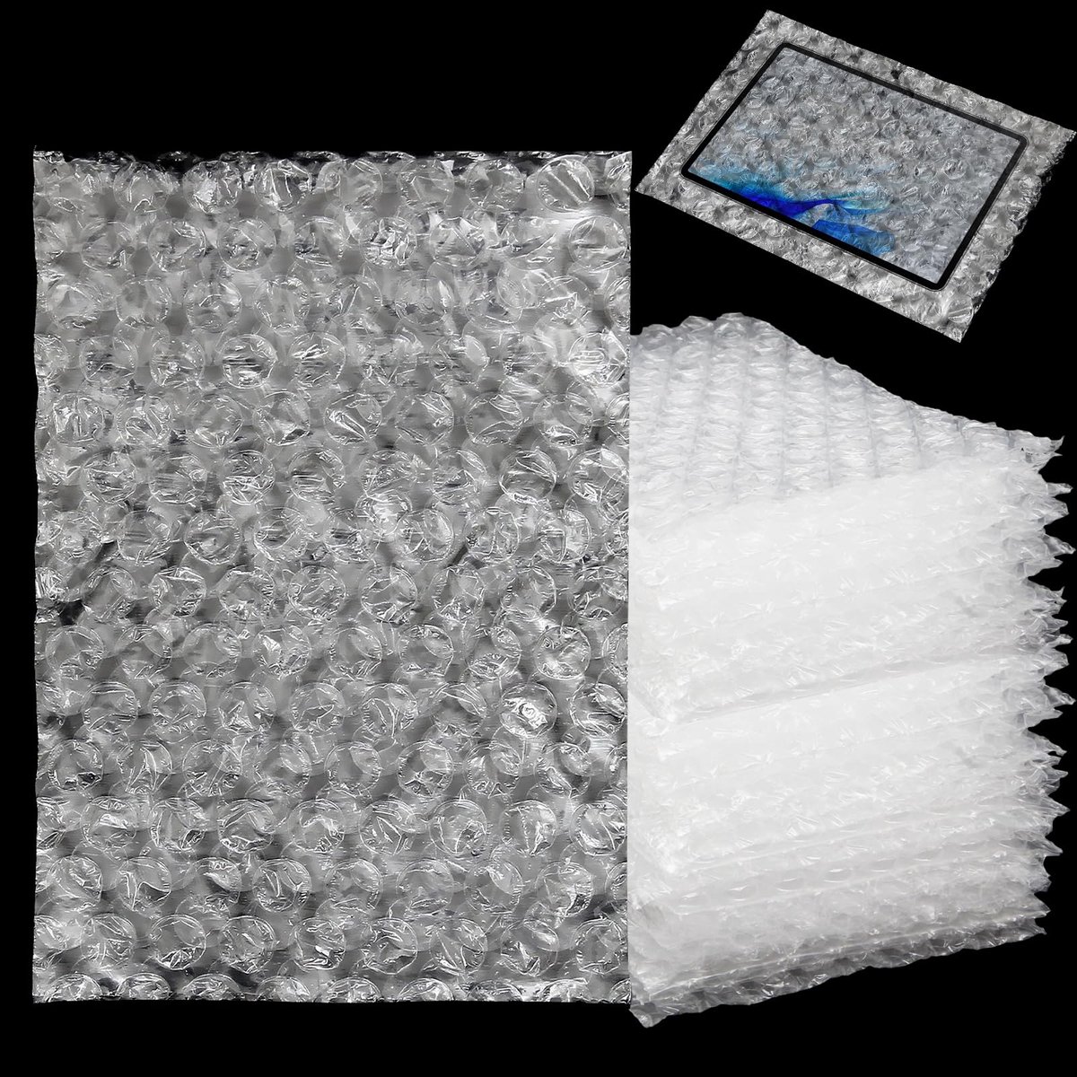 200 Stuks Luchtkussens, 4 x 6 Inch Duidelijke Bubbelwrap Kussens voor Verhuizen en Verzenden, Bescherming en Verpakking