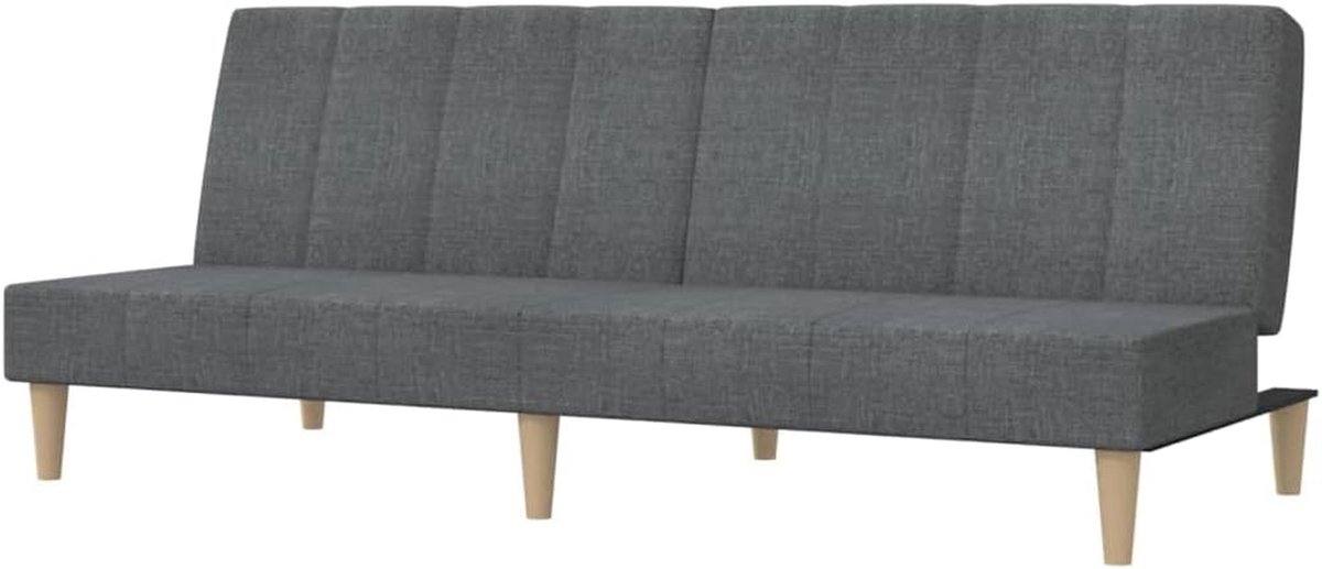 Slaapbank 2-zits - Bankbed - Logés Ontvangen - 2-in-1 functie - 239 kg - Lichtgrijs