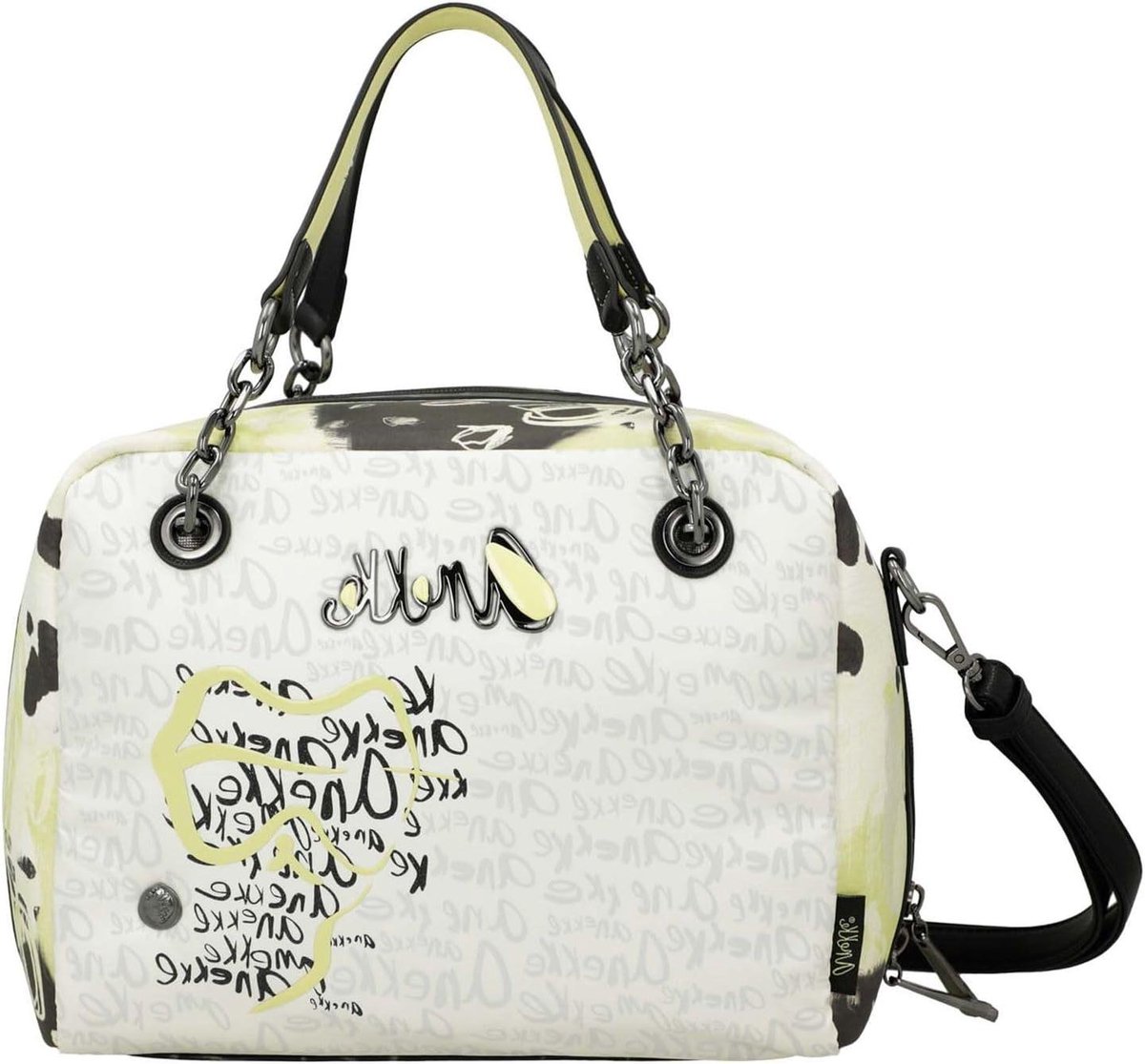 Handtas met handvat - Schoudertas veelzijdig - Urban stijl - Verstelbare schouderband - 28 x 22 x 15 cm - Multicolor