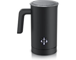 Elektrische Melkopschuimer - Koffie Maker - Warme Drank Bereiden - 4 Programma's - 300 ml - Zwart