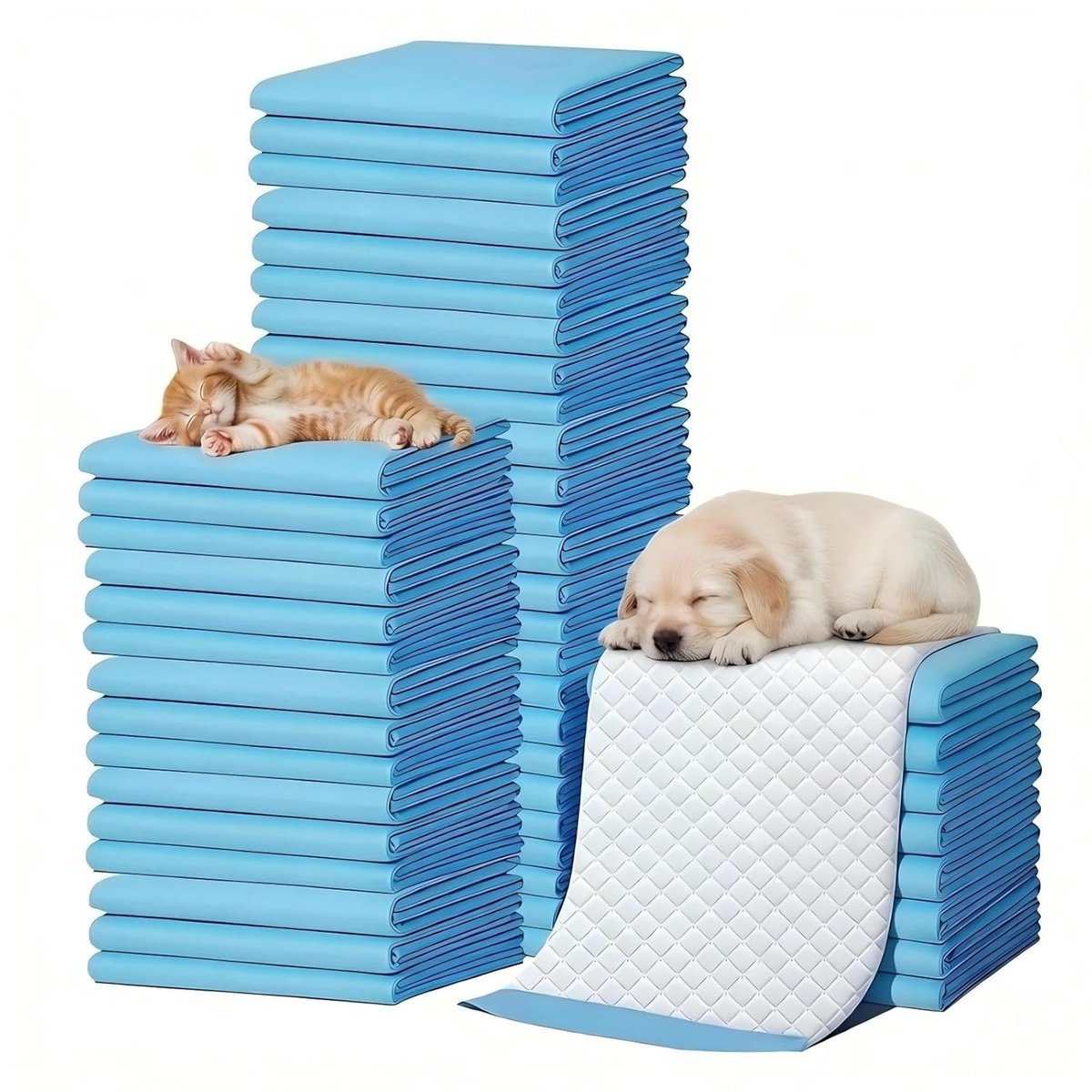 Wegwerponderlegger, voor baby's, 33 x 45 cm, 5 luiers, wegwerponderlegger, baby, volwassenen, incontinentie, hond - ShopVlot