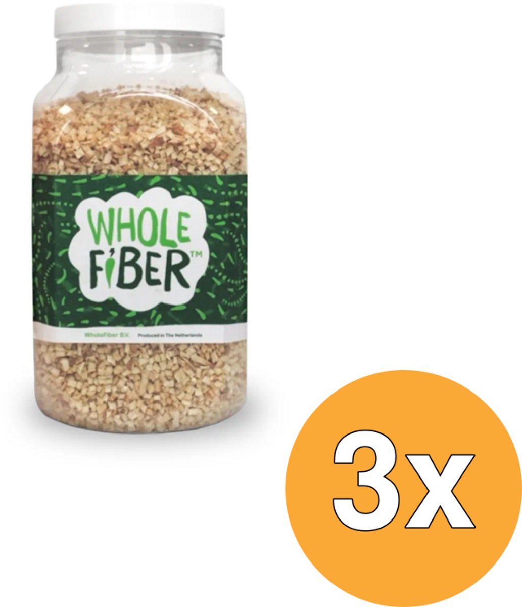 3x WholeFiber Voedingsvezel (350 gr)