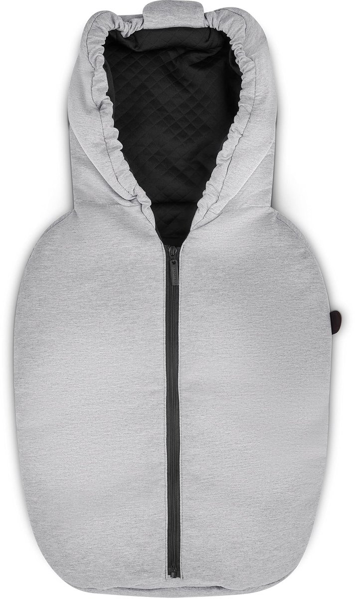 Voetenzak Tulip Fashion Edition – voor babyzitje Tulip – ingewerkte sleuven voor gordelgeleiding & veilige bevestiging van het gordelsysteem in de auto – kleur: mineraal
