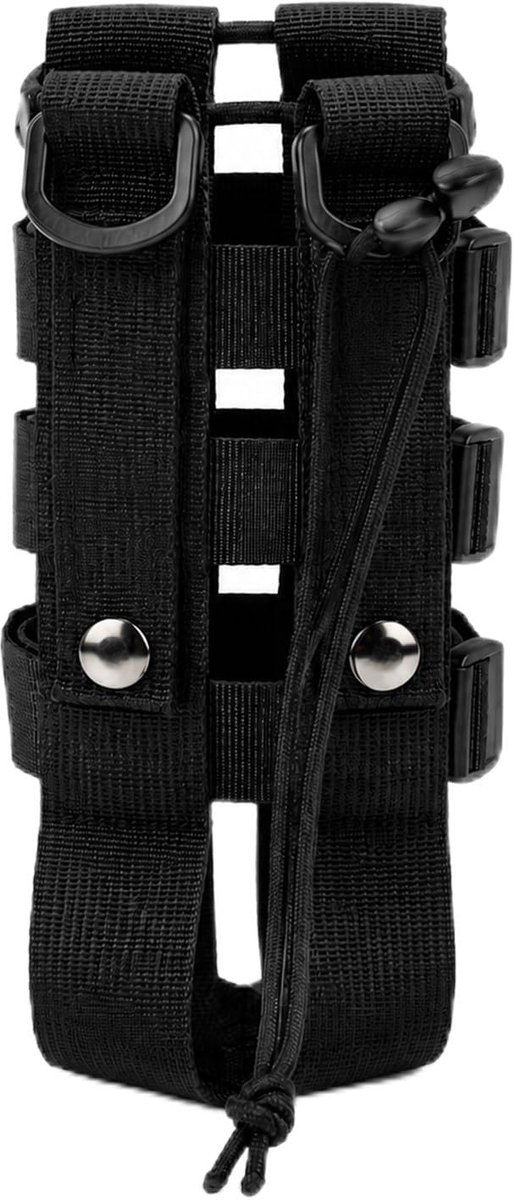 Porte-Gourde Tactique Militaire, Pochette MOLLE in Nylon 900D Waterdicht, Verstelbare steun voor Bouteille d’Eau 1000ml, voor Camping, Wandelen, Klemmen, Fietsen en Buitenactiviteiten