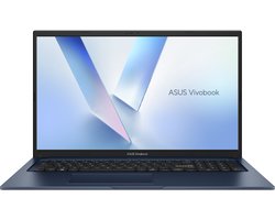 ASUS Vivobook 17 X1704MA-AU012W Intel Core 5 320 Laptop 43,9 cm (17.3") Full HD 16 GB DDR5-SDRAM 512 GB SSD Wi-Fi 6 (802.11ax) Windows 11 Home Nederlands Blauw