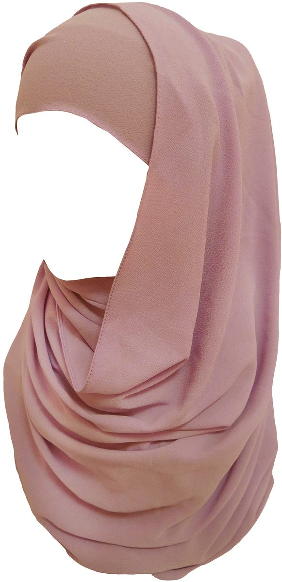 & Lily Bubble Chiffon dames moslim hijab hoofddoek sjaal tulband, stof licht ondoorzichtig