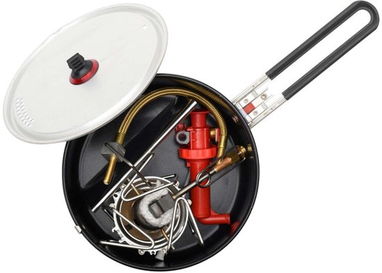 MSR Dragonfly Stove Combo - Multifuel Brander - Traploos Regelbaar - Inclusief Brandstoffles van MSR — afbeelding 3