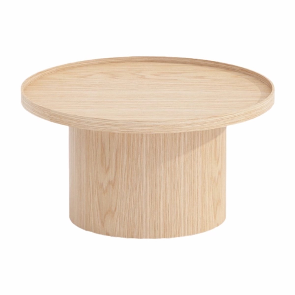 by fonQ Brik Salontafel Ø78 cm - Eiken