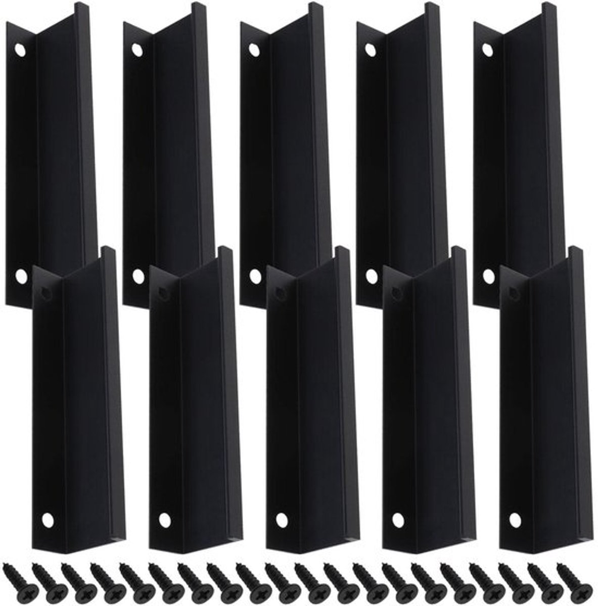 By shayne - Terug Mount Vinger Rand Pull Handgrepen - 10 Aluminium
