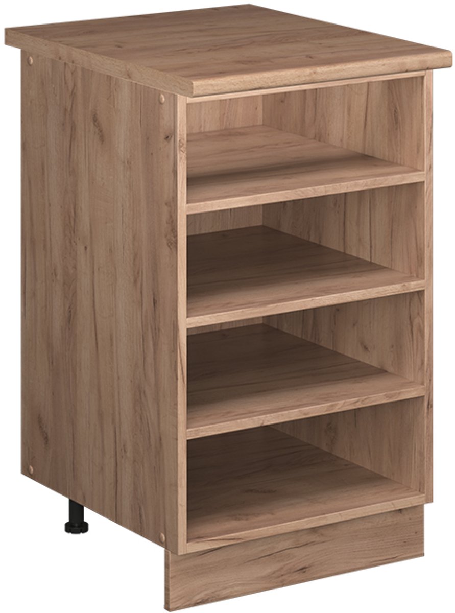 Vicco Keukenrek Fame-Line, Goudkleurig Eiken, 50 cm, WB Eik