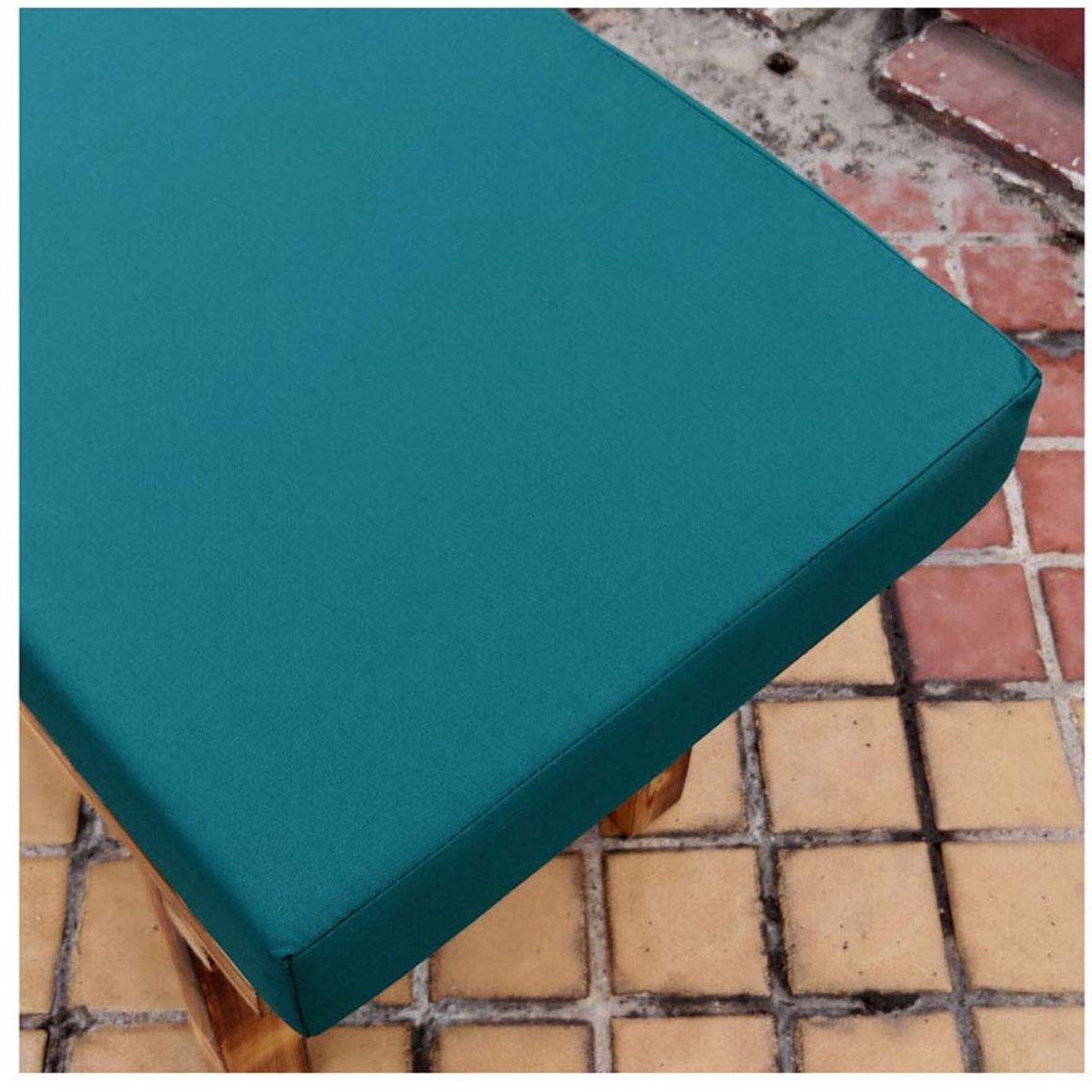 Bench Kussen 2 3 4-zits Bench Pad Kussen Non-slip Verwijderbare Wasbare Tuin Patio Bench Swing Mat voor Indoor Outdoor Meubels Outdoor Kussen-Donkergroen 120×50×5cm (47×19×2in)