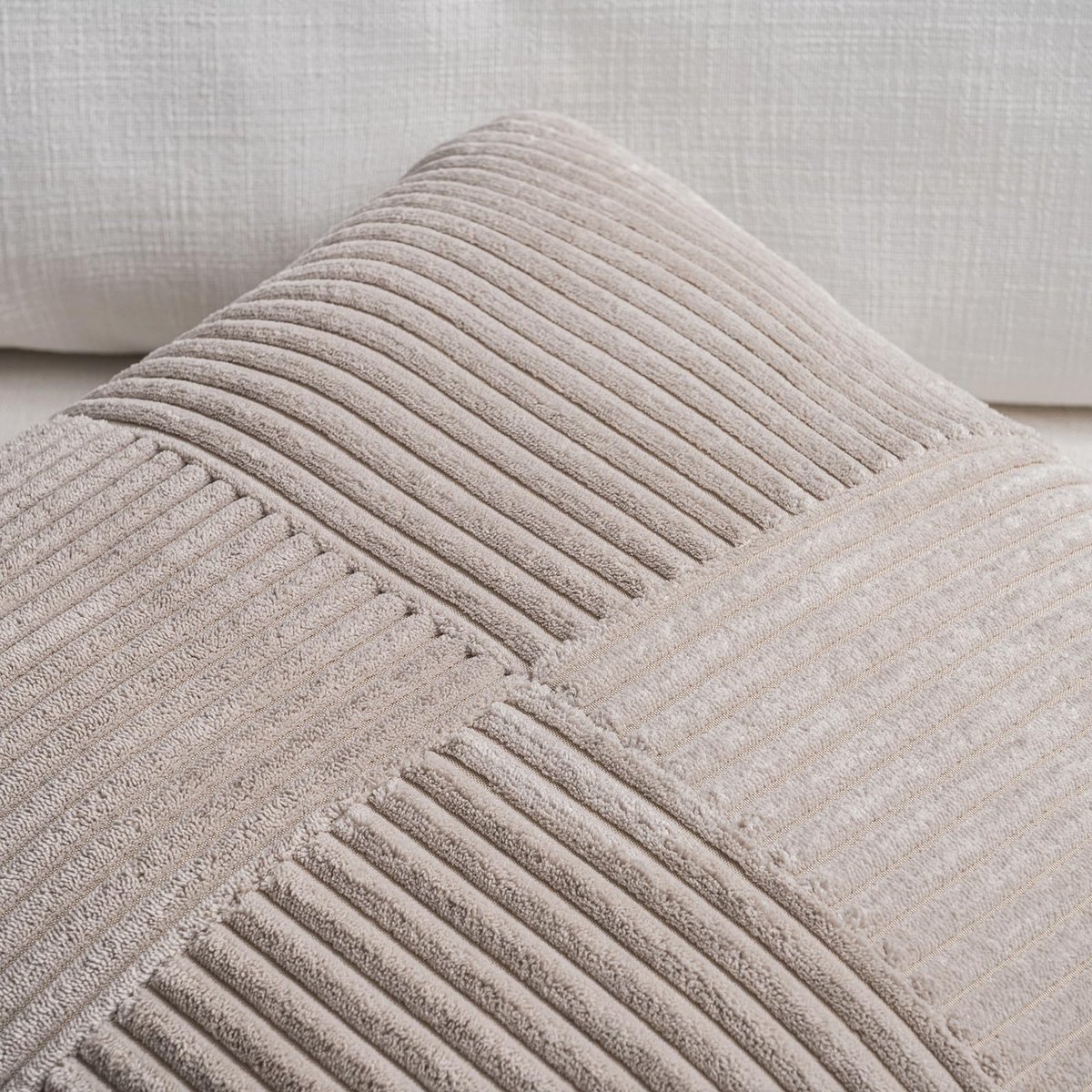 kussenslopen 35 x 55 cm, corduroy fluweel, modern, zacht kruispatroon, decoratieve kussenslopen met verborgen ritssluiting voor bank en slaapkamer