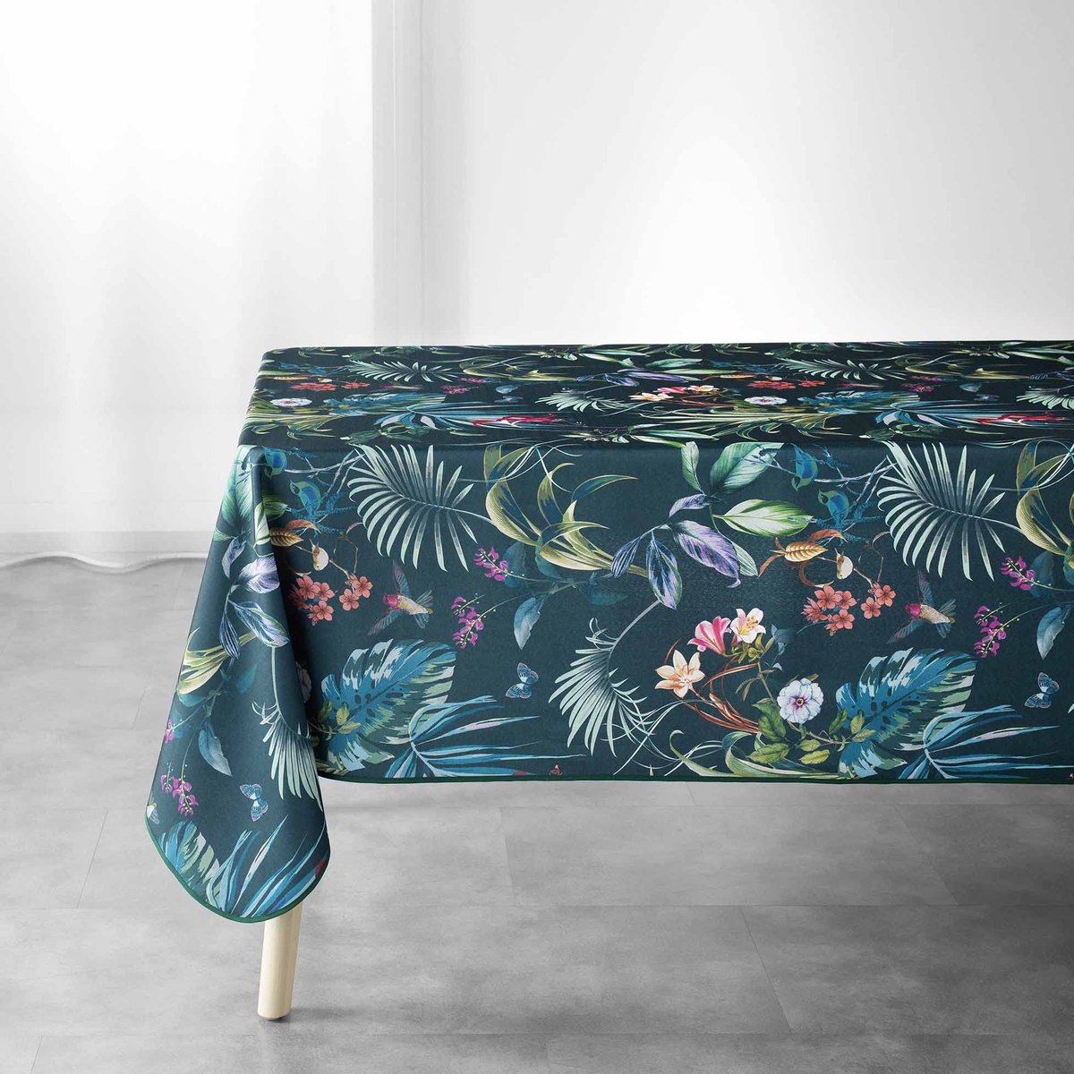 D'INTERIEUR FEERIE Tafelkleed, smaragd, 150 x 240 cm