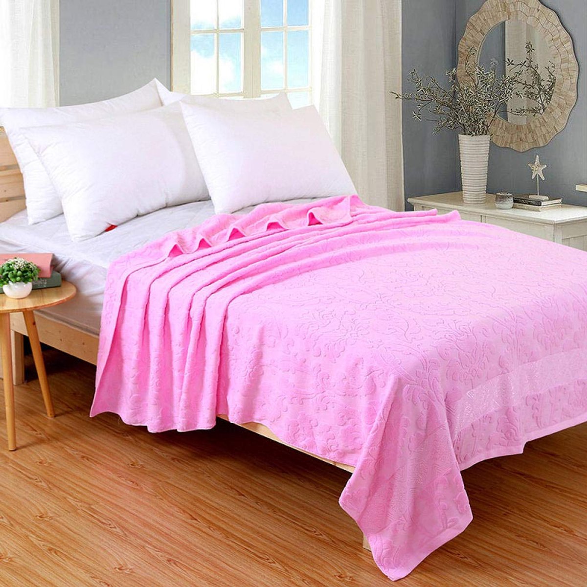 fleece werpdekens Reisformaat - Superzachte donzige warme stevige bedspreien voor bank Microfiber deken -4_2mx2.3m