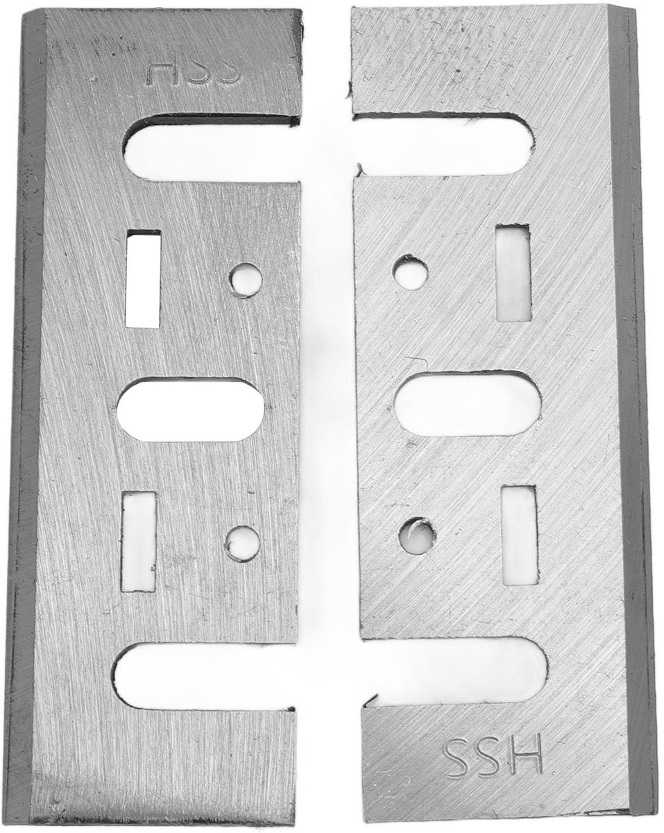 Dailygoods - 2 Stuks HSS Schaafmessen voor Elektrische Planers