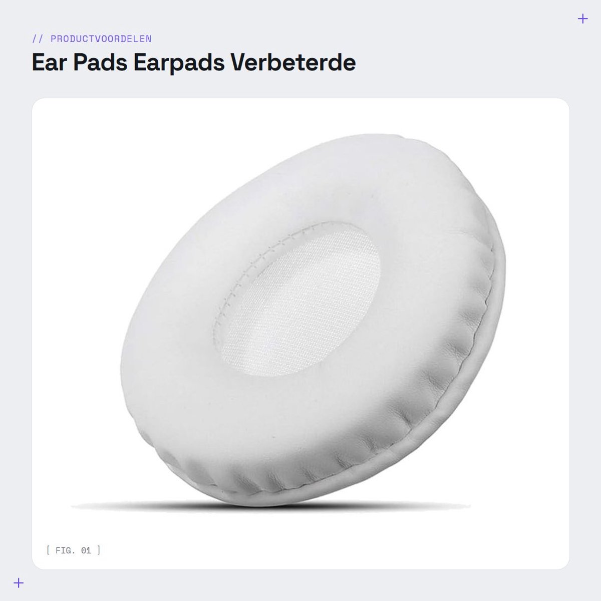 Dailygoods- Oorkussens Zwart/Wit - 2x Vervangende Oorkussens - Geschikt voor Pioneer HDJ 500 - Schuim/Leer - Dikte 1,5 cm - Verhoogt Geluidskwaliteit - Hoofdtelefoon Oorkussens