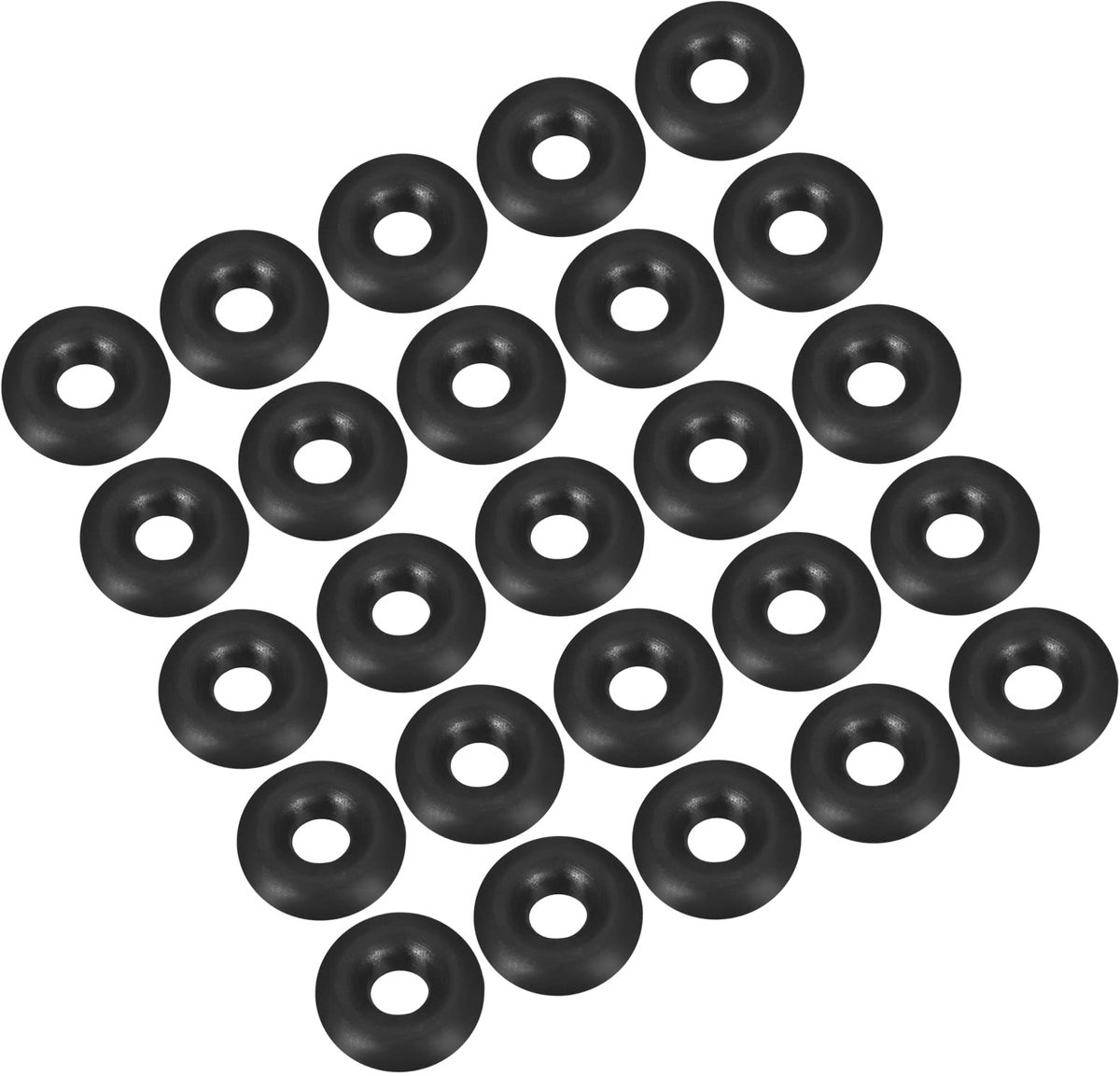 7 mm x 3 mm x 2 mm nitril rubberen afdichtingen x 50 stuks ronde afdichting voor waterkraan, loodgieterswerk, reparatie, afdichting, verbinding, zwart