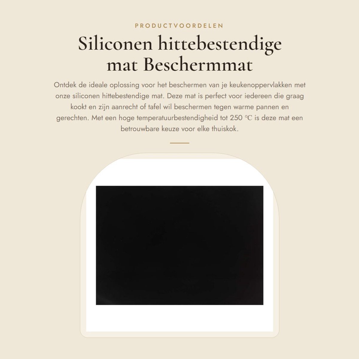 Dailygoods- Hittebestendige Mat 250℃ - Inductiebeschermer - Siliconen Kookmat - Herbruikbaar - Antislip - Gemakkelijk te Wassen