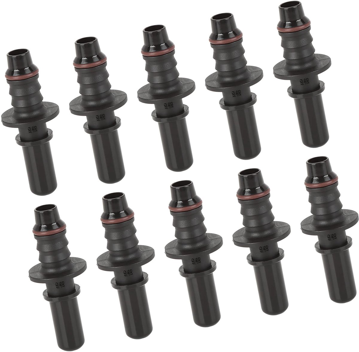 Dailygoods- Brandstofleidingslang 10 Stuks - Snelkoppeling 9,49 mm - Hoogwaardige Materialen - Eenvoudig te Installeren - Compatibel met Brandstof/Gas - Duurzaam Gebruik - Brandstofslang