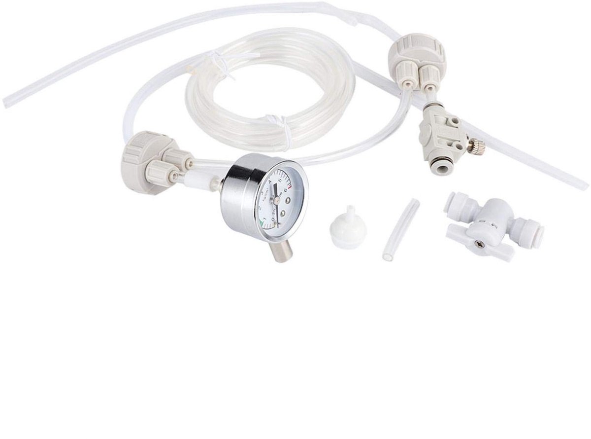 Dailygoods- CO2-systeemkit eenvoudig in te stellen - CO2-generator - Aquariumplantsysteem - Ventieldopje - Planten - Voor 2 liter flessen - Aquarium CO2 Systeem