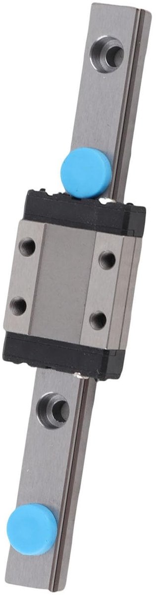 Dailygoods- Lineaire Rail met Bolhalte - Lineaire Geleiderail - Miniatuur Railgeleider - 4-Punt Ontwerp - Stalen Railblok - Hoge Precisie