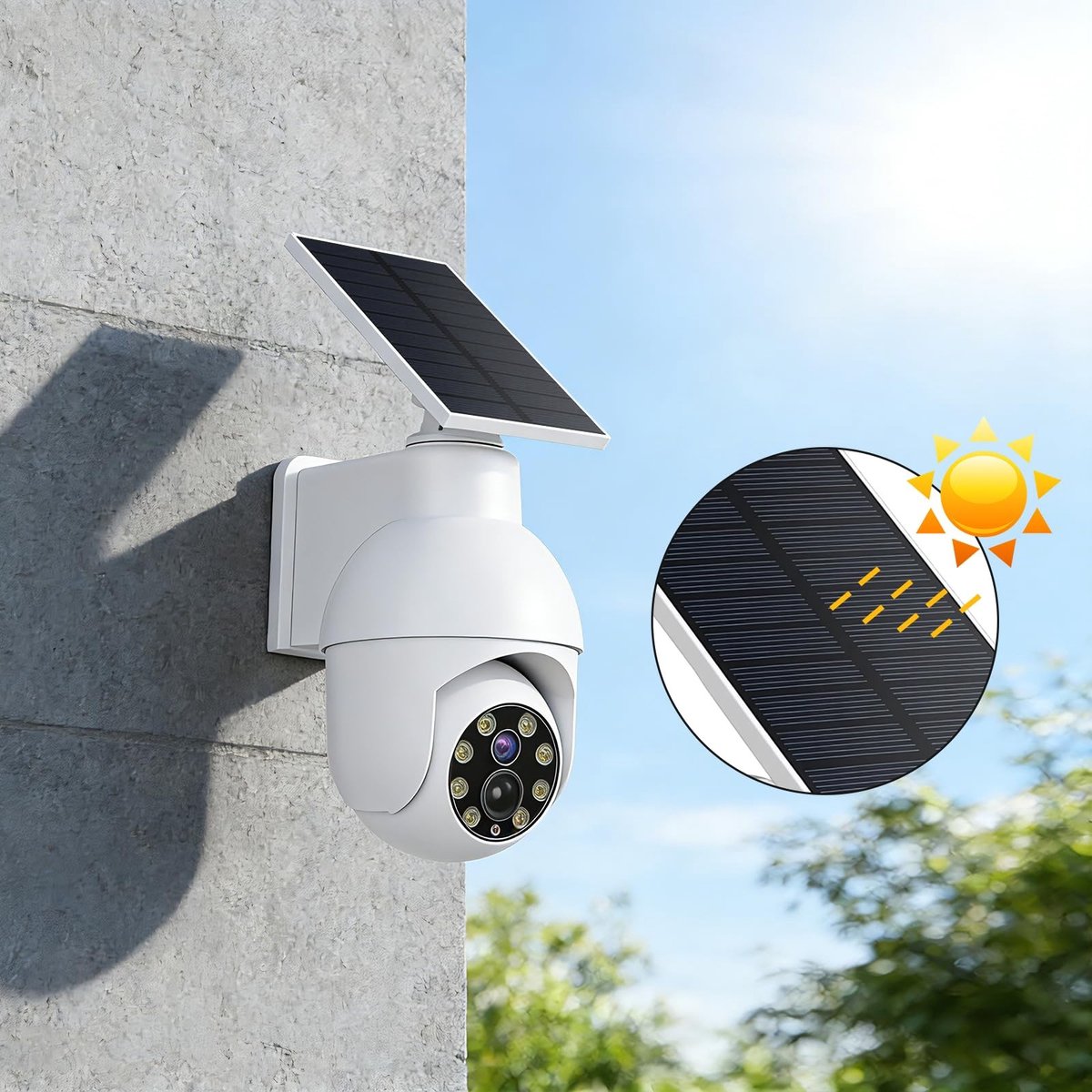 Omgoods - Dummy Camera op Zonne-energie met Bewegingssensor