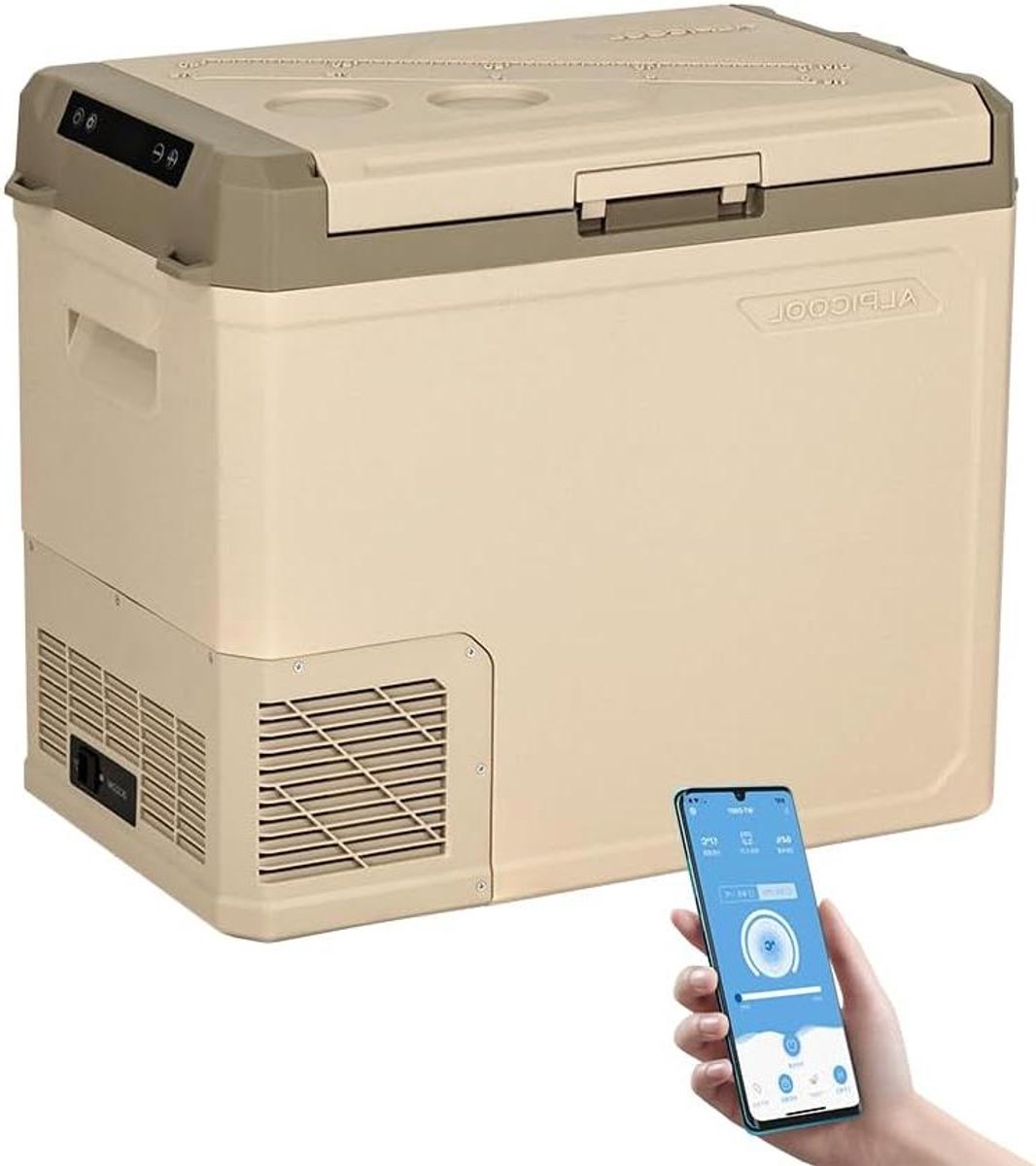 Elektrische Koelbox - Mini Vriezer - Reizen - Diepe Vriestemperatuur - 50 Liter - Zwart
