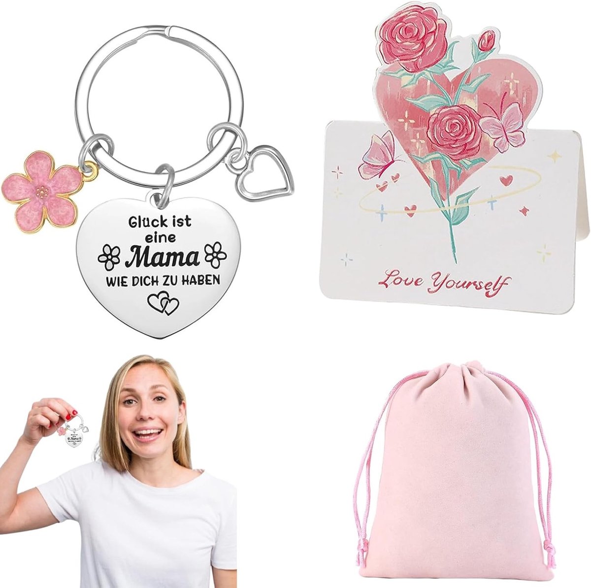 Gaming Console (OLED Model) Wit - Perfecte Moederdag Cadeau met Hartvormige Sleutelhanger voor Mama, Spellen en Accessoires