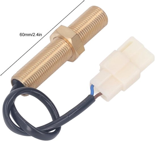 Rotatiesensor Snelheid - Tachometer Sensor - Motortoerental Meten - M16 Schroefdraad - IP44 Bescherming - Aluminium — afbeelding 4