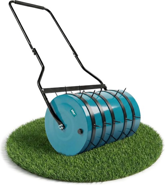 Gazon Beluchtingsringen - Tuinwals Accessoire - Gazon Verbeteren - 30 Stalen Spikes - 32 cm - Zwart — afbeelding 5