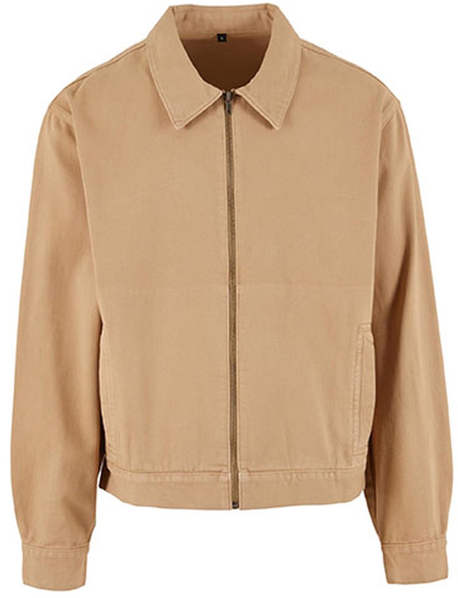 Build your Brand Basic Workwear Jacket BY428 U. Beige