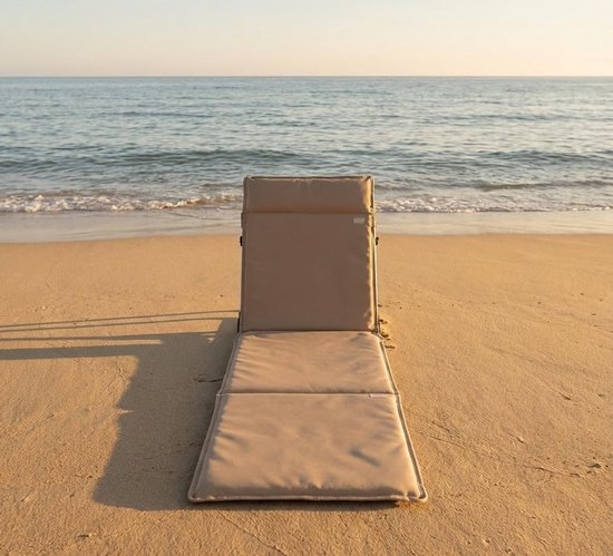 Transportabele Mat met Rugleuning - Opvouwbare Strandmat Kampeerstoel - Ontspannen in de Tuin - Lichtgewicht en Sneldrogend — afbeelding 5