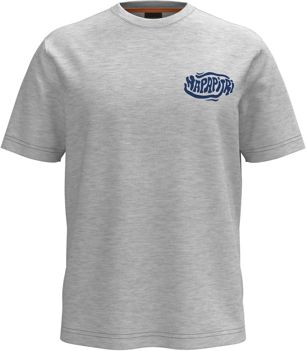 T-shirt Napapijri S-Elior Lichtgrijs Melange