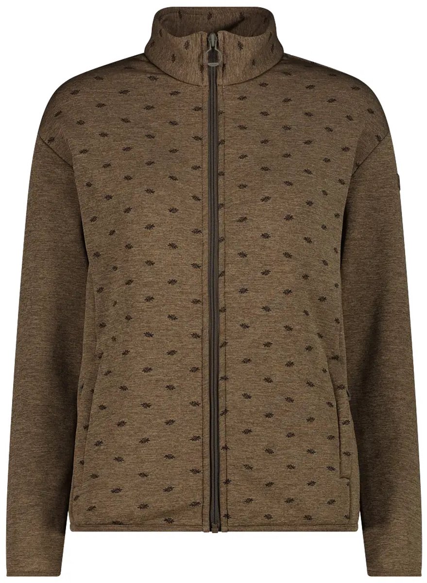 Vrouwelijke stretch fleece CMP Performance Toffee Mel.