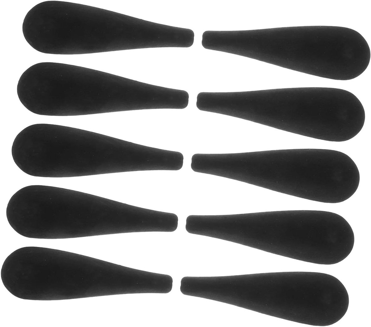 Schouderpads voor Kledinghangers - Hanger Beschermers - Kleding Beschermen - Antislip Ontwerp - 14 x 4.5 x 3 CM - Zwart