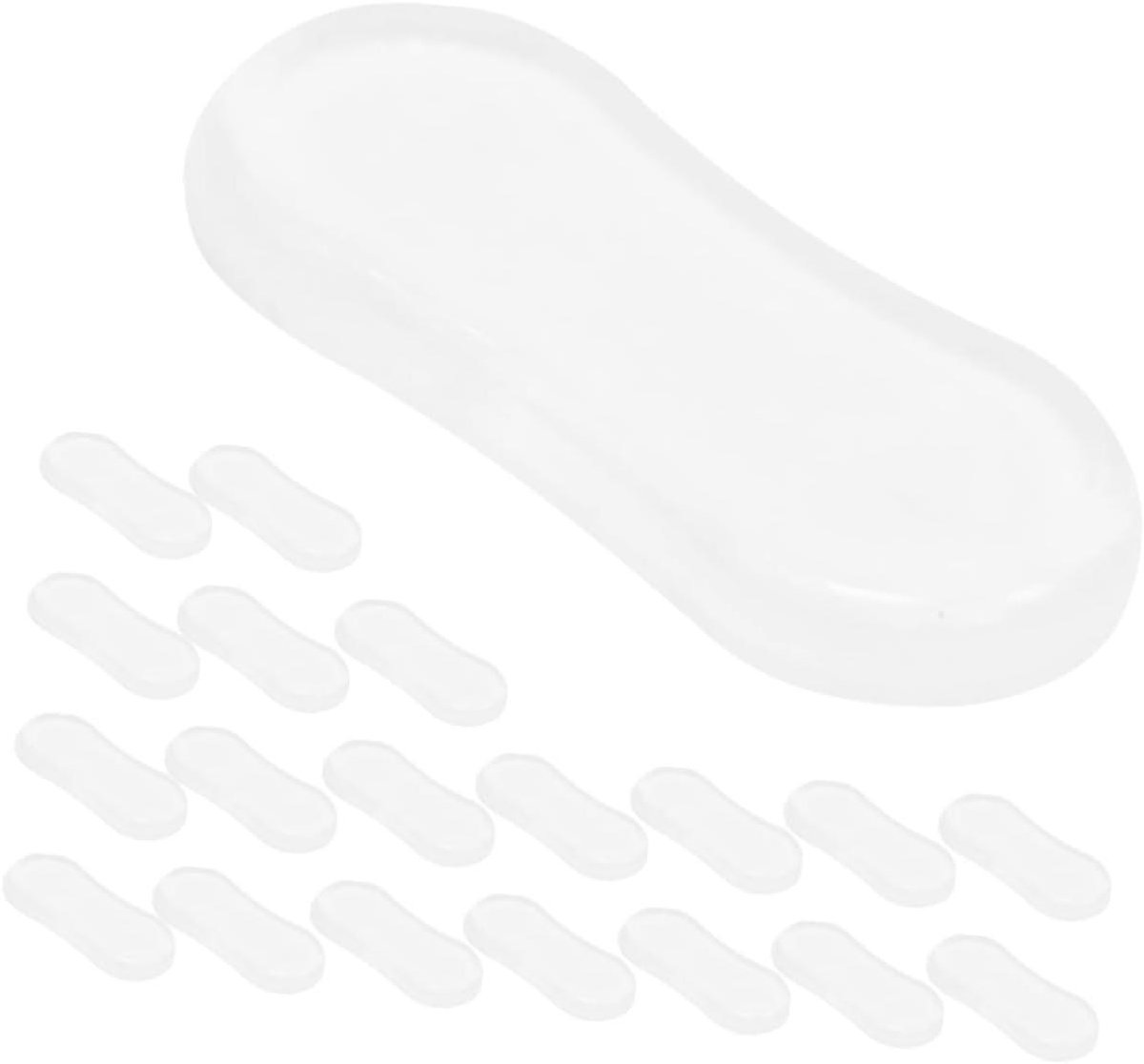 Toilet Kussen - Toiletbril Bumper - Bescherming Toiletbril - Zachte Demping - 20 Stuks - Wit