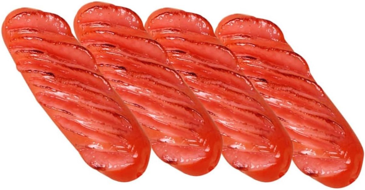 Nep Voedsel Display - Kunst Vlees Decor - Fotografie Requisiet - Hoge Realisme Graad - 5.5 cm - Rood